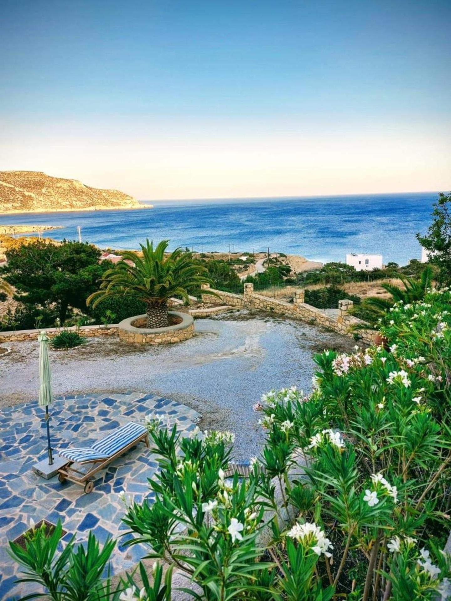 Tranquil Villa With Sea View In Ammopi Karpathos Амоопи Екстериор снимка